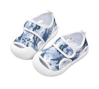 Sandali per Bambini, Scarpe Primi Passi per Bambini, Scarpe Piatte per Bambini, Scarpe da Ragazzo, Scarpe a PiediNudi, Sandali Estivi Sportivi, Sandali per Neonati, Suola Morbida, (01-Blue, 21 Infant)