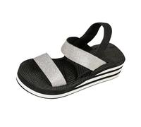 Sandali per le donne 2026 Estate Escursionismo Piattaforma Scarpe Piattaforma Confortevole Open Toe Pantofole Outdoor Beach Slides Soft Footwear, bianco, 36 EU