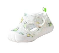Sandali per Neonati, Scarpe Primi Passi per Bambini, Scarpe Piatte per Bambini, Scarpe a PiediNudi, Sandali Estivi Sportivi, Sandali per Neonati, Suola Morbida, Antiscivolo (Green, 17)