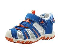 Sandali per ragazzi 29 sandali da spiaggia antiscivolo per bambini, scarpe estive traspiranti, comode, con suola morbida, per il tempo libero, scarpe da spiaggia chiuse, c, 23 EU