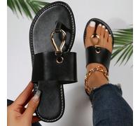 Sandali piatti classici europei e americani da estate. Di moda e versatili. Indossandoli, sarai la ragazza più bella 'estate EUR36,EUR37,EUR38,EUR39,EUR40,EUR41,EUR42,EUR43Poliuretano