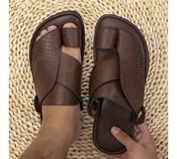 Sandali piatti comodi da primavera a estate, ciabatte arabe da uomo, sandali da uomo stile mediorientale EUR39,EUR40,EUR41,EUR42,EUR43,EUR44,EUR45,EUR46,EUR47,EUR48Colore unico