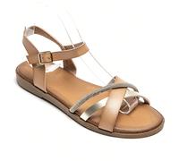 Sandali piatti croissant e spose fines e boucle: look eleganti e comodi pour l'été Adotta uno stile estivo chic con ces sandali plates aux lignes épurées et l'allure moderne. Dots de fine brides crois
