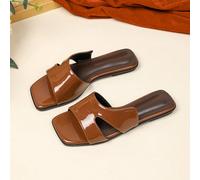 Sandali piatti da donna, nuovi sandali da spiaggia versatili e morbidi per la primavera/estate, sandali alla romana di moda per le donne CN35,CN36,CN37,CN38,CN39,CN40,CN41,CN42,CN43Colore unico