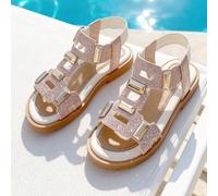 Sandali piatti da ragazza, scarpe casual da spiaggia, design alla moda ed elegante, adatte per studenti delle scuole elementari, tempo libero, viaggi, best seller estivi EUR34,EUR35,EUR36,EUR26,EUR27,