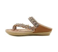 Sandali Piatti Donna, Scarpe Donna Classiche, Comode Ideali Uso Quotidiano Camminata Su Spiaggia Leggere Traspiranti, Mules Punta Aperta Aderenza Elevata Vacanze