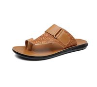 Sandali Piatti Estivi La Correzione Del Piede, Sandali Da Spiaggia Traspiranti Da Uomo Con Anello Per La Correzione Dell'alluce Valgo, Infradito Spiaggia Infradito, Per Plantari, Fascite(Light brown,4