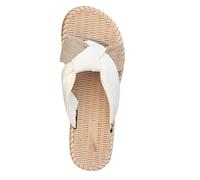 Sandali piatti pantofole estive da donna comodi sandali casual slide infradito da spiaggia punta aperta, suola leggera e flessibile per uso esterno interno quotidiano essenziale per passeggiate