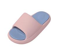 Sandali Plantare Estraibile Sandali estive inblu Scarpe da Coppia da Donna Pantofole con Punta novità Antiscivolo Pantofole con Piattaforma da Bagno per la casa Ciabatte in Gomma Ciabatte (Pink, 37)