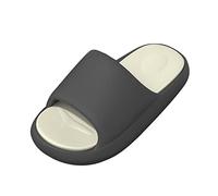 Sandali Plantare Estraibile Sandali estive inblu Scarpe da Coppia da Donna Pantofole con Punta novità Antiscivolo Pantofole con Piattaforma da Bagno per la casa Ciabatte in Gomma Ciabatte (Black, 39)