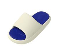 Sandali Plantare Estraibile Sandali estive inblu Scarpe da Coppia da Donna Pantofole con Punta novità Antiscivolo Pantofole con Piattaforma da Bagno per la casa Ciabatte in Gomma Ciabatte (Beige, 39)
