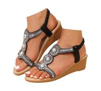 Sandali Plateau Ortopedici Donna con Perle Veneziane ADIPO-Certificati T.35-41 - Infradito Boho Chic per Spiaggia e Città, Plateau Antiscivolo,Calzature Estive in Spago di Cordoba e Plantare BioClou