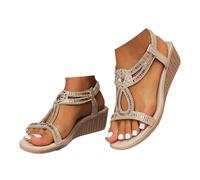 Sandali Plateau Ortopedici Donna con Perle Veneziane ADIPO-Certificati T.35-41 - Infradito Boho Chic per Spiaggia e Città, Plateau Antiscivolo,Calzature Estive in Spago di Cordoba e Plantare BioClou