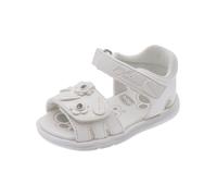Sandali primi passi neonata bianchi con decorazioni - chicco guam