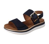 Sandali Regolabili In Suede Remonte Da Donna Con Sottopiede Rimovibile - D1J62