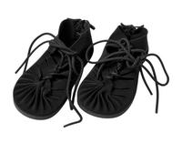 Sandali Romani Sandali in Pelle con Lacci (Uomo e Donna) Medievali Vichinghi Estivi da Spiaggia Hippie Unisex Calzature per (Nero, Sistema Taglie Calzature EU, Adulto, Numero, Media, 42)