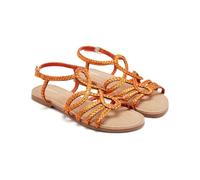 Sandali Rosa in Pelle Intrecciata per Donna Yakima