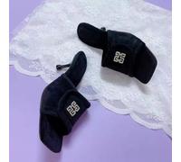Sandali sabot ciabatte donna 6 cm nero spugna pelle sintetica 94554