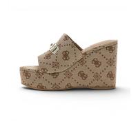Sandali Sabot con zeppa Donna Guess FLJEVZFAL04 Scarpe Evenza Milk con logo