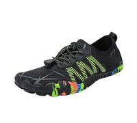 Sandali Scoglio Scarpe da Guado da Uomo E da Donna, Scarpe da Spiaggia A Cinque Dita Traspiranti Ad Asciugatura Rapida, Scarpe da Sub E da Nuoto(Green,39)