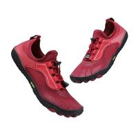 Sandali Scoglio Uomo Donna Scarpe da Spiaggia Scarpe da Nuoto Scarpe da Immersione Scarpe da Acqua Fitness Mare A Piedi Nudi Estate All'aperto Scarpe da Pesca(Red,41)