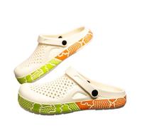 Sandali Scorrevoli a Punta Chiusa 2-in-1 Unisex Scarpe da Spiaggia Traforate Traspiranti Pantofole Estive Casual Suola Spessa Antiscivolo di Coppia EVA Leggere