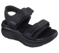 Sandali Skechers Donna d'Lux Walker Nere Sportive con Memory Foam a Strappo