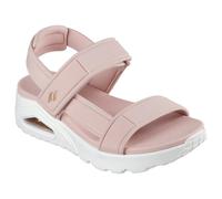 Sandali Skechers Donna UNO Summer Rosa con Memory Foam Chiusura a Strappo Nuova