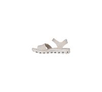 Skechers Glide-Step-Count on Me - Sandali Sportivi da Donna, in Pietra, Taglia 38 EU, Grigio, 38 EU