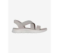 Sandali Skechers Go Walk Flex Glimmer Up Slip-Ins grigio rosa donna - 39