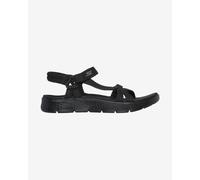 Skechers Sandalo Go Walk Flex Sublime Nero Tessuto Donna 38 EU