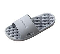 Sandali & Slides - Infradito da donna e uomo, comode pantofole estive, antiscivolo, unisex, coppia d'amore, pantofole da bagno, grigio., 42 EU