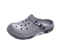 Sandali Slip-On Traspiranti con Tomaia Ventilata per Il Tempo Libero in Casa E All'Aperto E per Sentirsi in Spiaggia Zoccoli Leggeri A Punta per Il Comfort Quotidiano (Grey 45)
