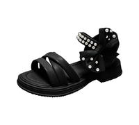 Sandali Spiaggia Bambina Bimba Estivi Sandaletti Aperte Mare Estive Sandalo Primi Passi Flessibile Eleganti Gite Ciabatte Ragnetto Leggero Open Toe Vacanze Tempo Libero Scarpe