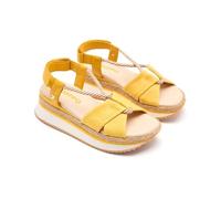Sandali Sportivi Con Piattaforma Raphia Ironton, giallo senape, 40 EU