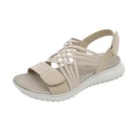 Sandali sportivi da donna, estivi, comodi, ortopedici, antiscivolo, estivi, da spiaggia, da trekking, per il tempo libero, cachi, 36 EU