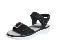 Sandali sportivi da donna, taglia 40, sandali aperti con supporto per l'arco, scarpe da passeggio, scarpe da spiaggia con chiusura estiva, suola morbida antiscivolo, scarpa spessa impermeabile