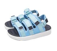 Sandali Sportivi da Trekking da Donna con Supporto Plantare, Sandali Aperti, Estivi, Comodi, Sportivi, Facili da Allacciare, con Cinturino Regolabile per Viaggi e Passeggiate (Blu Chiaro, 3,5 UK)