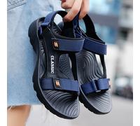 Sandali sportivi da uomo, bicolore, con grafica a lettere e chiusura a strappo, adatti dalla primavera all'estate EUR39,EUR40,EUR41,EUR42,EUR43,EUR44,EUR45,EUR46Colore unicoTessuto