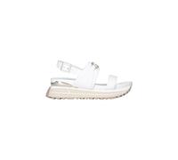 Sandali sportivi LIU JO da donna, piattaforma bianca, suola in gomma, cinghie regolabili, bianco, 37 EU