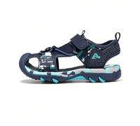 Sandali sportivi per bambini, sandali chiusi, nuove scarpe da spiaggia estive, sandali sportivi per bambini con chiusura a strappo, facili da indossare e togliere, protezione per le dita, 2 opzioni di
