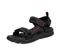Sandali Sportivi Uomo Sandalo Comode Sportivi Casa Beach Sandali Trekking Sandali Punta Ciabatte Leggera Con Doppia Fascia Cuoio a Strappo Estive Ciabatte Da Mare Spiaggia Piscina Unisex