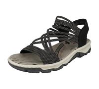 Sandali Strappy Dettaglio Incrociato Elasticizzati Rieker 68888 Da Donna
