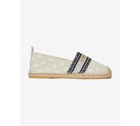 Sandali Superdry Canvas Espardille Overlay bianco blu donna - 37