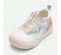 Sandali traspiranti in rete per neonati, leggeri e antiscivolo AspettoQueste scarpe da bambina presentano un design semplice e adorabile, che crea un'atmosfera delicata e dolce. La punta arrotondata e
