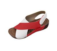 Sandali Trekking Donna Estive Vendita Blocco di Colore Sandalo Donna Plateau Comode Camminata Scarpe Ortopediche Ciabatte Supporto Arco Sandali Chiusura Regolabile con Cinturino Posteriore Pantofole