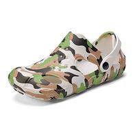 Sandali Uomini Uomini Sandali Pantofole da Uomo Sandali Traspiranti Marea Scarpe Maschile buca Leggero Scarpe da Spiaggia Grande sizecamouflage Verde, 9