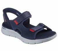 Sandali Uomo Skechers Slip-ins Go Walk Flex Blu con Memory Foam Sportivi Leggeri