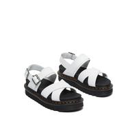 Dr. Martens Cross Strap Sandal, Sandali Donna, Bianco(White), 40 EU