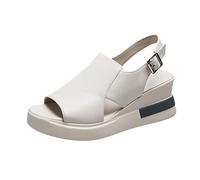 Sandali Zeppa Donna Estive Comode Eleganti Sandali Con Plateau Bassa Sandalo Leggere Ortopedici Offerta Moda Scarpe Camminare Sportive 2025 Vintage Piscina Sandals Trekking Supporto Arco Plantare